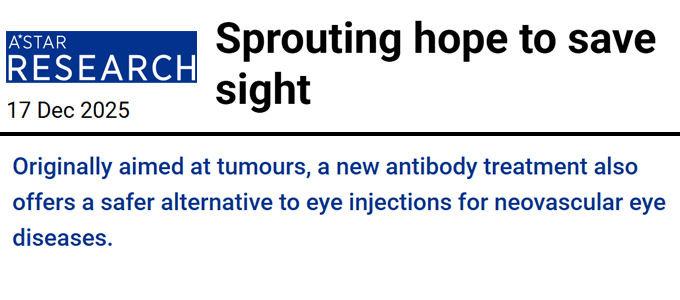 Sprouting hope to save sight – A*STAR Research